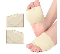 THQAE 1 Pare almohadillas para pies, almohadilla metatarsal, Almohadillas Metatarsianas, Cojines de Pie para mujeres y hombres. Plantillas para Aliviar Antepié, Callo el Dolor(L)