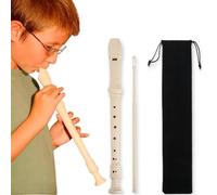 THQAE 1 Pcs Flauta Dulce Soprano, Flauta para Escolar, Flauta de 8 Agujeros, Flauta de Plástico, Flauta Dulce con Digitación Alemana, Ideal para Escolar, Principiantes y Niños