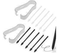 THQAE 10 Piezas Puntas de Recambio para S Pen Samsung Galaxy, Compatible con Tab S9/S9+/S9 FE/S9 Ultra/S8/S8+/S8 Ultra/S7/S7 FE/S6/S6Lite/N10/N20/S21Ultra/S22Ultra/S23Ultra, Negro y Blanco