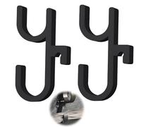 THQAE 2 Ganchos de Paraguas para Coche, Soporte paraguas Maletero, Gancho con Pinza, Percha para Abrigos, Bolsas de la Compra, Chaquetas y Bolsos, Apto para SUV y Camionetas