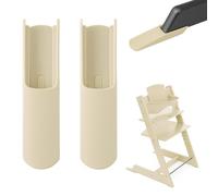 THQAE 2 Pcs Protectores Antivuelco para Silla Alta Stokke Tripp Trapp, Set de Deslizadores Extendidos de Seguridad y Extensores de Patas