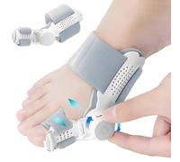 THQAE Corrector de Juanetes, Enderezador del Dedo Gordo del Pie, Férula Ajustable para Hallux Valgus, Diurno y Nocturno, Unisex para Pie Izquierdo o Derecho