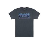 THRASHER Camiseta 'FLAME' gris oscuro L gris oscuro