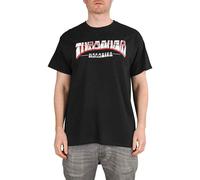 Thrasher Camiseta T-Shirt Mangas Cortas Regular Negro Algodón
