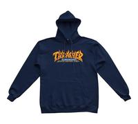 THRASHER Fire Logo Hood Navy