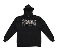 THRASHER Flame Logo Black/Black