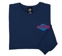 THRASHER Magazine Men's Hurricane Navy Long Sleeve Crewneck Sweatshirt L