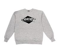 THRASHER Men's Skate Magazine Gray Long Sleeve Crewneck Sweatshirt XL