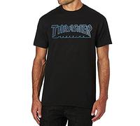 THRASHER Outlined Black/Black