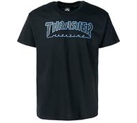 THRASHER Outlined Black/Black