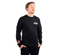 THRASHER Racing Black Longsleeve Camiseta De Manga Larga, Unisex Adulto, Black, XL