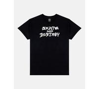 THRASHER Skate and Destroy Camiseta, Unisex Adulto, Black, M