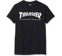 THRASHER Skate mag Camiseta, Unisex Adulto, Black, L