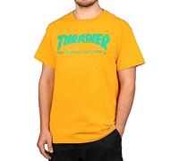 THRASHER Skate mag Camiseta, Unisex Adulto, Gold, M