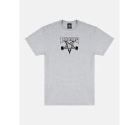 THRASHER Skategoat Camiseta, Unisex Adulto, Gray, L