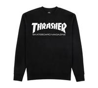 THRASHER Skatemag Crew Sudadera, Unisex Adulto, Black, XL
