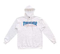 Thrasher Sudadera con capucha Outlined, talla: XL, colores: gris ceniza, Gris ceniza., XL