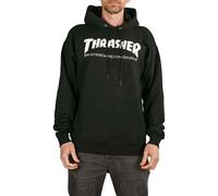 Thrasher Sudadera Con Capucha Tipo Jersey Sin Cremallera Negra