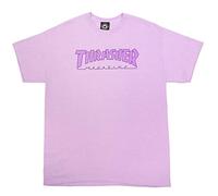 THRASHER, T-shirt outlined, Orchid - S