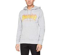 Thrasher Truflp05754 Sudadera, Gris Melange/Fiamme, M para Hombre