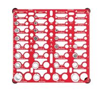 Thread Checker - Herramienta de montaje en pared de metal, calibre de precisión para el padre novio abuelo, accesorio reliable para el garaje experto, regalo perfecto para hombres