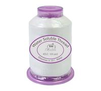 Thread For Sewing - Vinylon, 1492.7ft Water-Soluble Cord Disolvable | Easy-Use Embroidery Thread, Sewing Supply For Costume Making, Fabric Art, Quilting, Crafts, Needlework, Hobby Projects