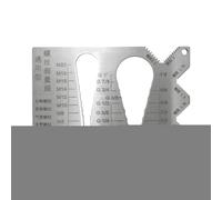 Thread Gauge, Screw Measuring Ruler, Accurate Metric Thread Measurement Tool for Engineering, Automotive, Maintenance, Household, Plumbing, DIYers Projects, 5.51x3.74 inches