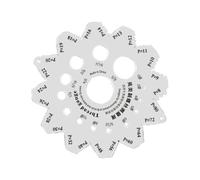 Thread Pitch Gauge, Screw Measuring Tool, Stainless Steel Screw Gauge