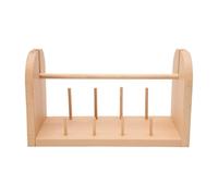 Thread Rack Holder, Embroidery Holder, Sewing Thread Organizer, Wooden Yarn Spool Rack, Sewing and Embroidery Storage Stand, Thread Holder, 10.43x4.72x5.91 Inches for Spools and Yarn Organizer