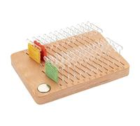 Thread Storage Rack - 24 Slot Magnetic Tray, Wooden Embroidery Floss Holder, Crafting Organizer, Needlework Accessory | Sewing Supplies, DIY Project, Hobbyist Station, Arts and Crafts Workspacee