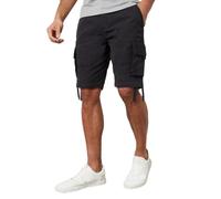 Threadbare Cotton Casual Sweat Shorts Pantalones Cortos Cargo, Manchester-Negro, 34W para Hombre