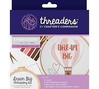 Threaders TH-1301 Kit de Bordado-Dream Big, Multicolor, talla única