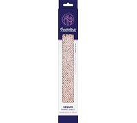 Threaders TH-1389 Tela de Lentejuelas, Vinilo, Oro Rosa/Oro, One Sheet