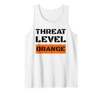 Threat Level Orange High Risk of Trump Ruining America Camiseta sin Mangas
