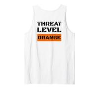 Threat Level Orange High Risk of Trump Ruining America Camiseta sin Mangas