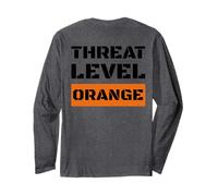 Threat Level Orange High Risk of Trump Ruining America Manga Larga
