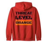 Threat Level Orange High Risk of Trump Ruining America Sudadera con Capucha