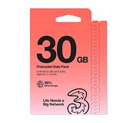 Three 30GB de Datos Pay As You Go SIM