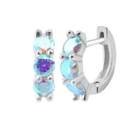 Three And Zircon Earrings The Perfect Combination Of Fashion And A Gorgeous Accessory To Light Up Every Important Moment Allheilmittel Ohrringe, talla única, Aleación de cinc, Sin piedra preciosa