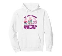 Three Birthday Gnomes For Garden Mom Legend Born In February Sudadera con Capucha