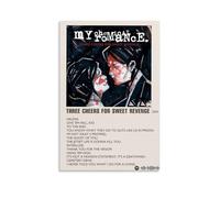 Three Cheers for Sweet Revenge-My Chemical RomanceArt Pintura decorativa impermeable y resistente a las manchas, sala de estar, estudio, cafetería, pintura de pared, instalación gratuita, fácil de