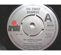 Three Degrees My Simple Heart 7" Ariola ARO202 EX 1979