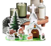 Three-Dimensional Puzzle Set, Educational Toy For Children, Polystyrene Material, Miniature Scene, Early Learning Activity, Interactive Toy For Boys and Girls, 4.72 Inc, 1 Set