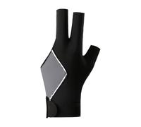 Three Finger Billiard Glove - Poliéster 20 x 8 cm | Transpirable Anti Slip Palm Sweat Wicking Pool Glove With Smooth Bridge Control For Left Hand | Billiards Men Women Practice Bar Game
