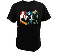 Three Flavours Cornetto Trilogy T Shirt Shaun of The Dead Men Cotton T-Shirt Hot Fuzz Tops The World'S End Tshirt Tees Black XXL