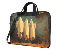 Three Ghosts Hanging On Clothesline - Bolsa rústica para laptop de 15.6 pulgadas, funda acolchada para mujeres y hombres