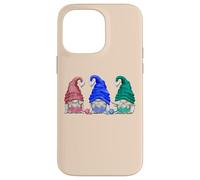 Three Gnomes For Knitter Grandma and Women Funny Knitting Carcasa para iPhone 14 Pro MAX
