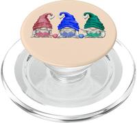 Three Gnomes For Knitter Grandma and Women Funny Knitting PopSockets PopGrip para MagSafe