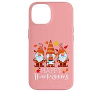 Three Gnomes Happy Thanksgiving Gnomes Fall Gnomos Regalo Mujer Carcasa para iPhone 14