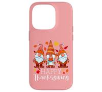 Three Gnomes Happy Thanksgiving Gnomes Fall Gnomos Regalo Mujer Carcasa para iPhone 14 Pro